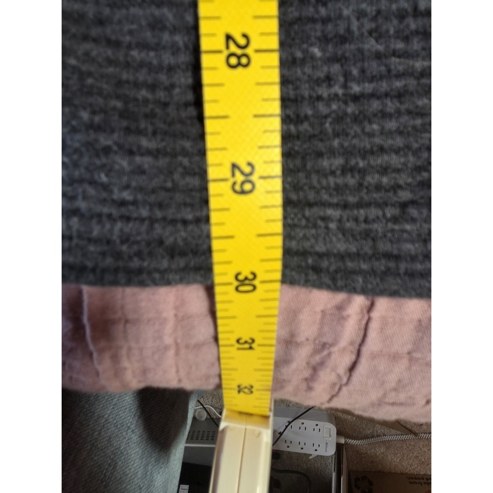 LL Bean Mens XXL Tall GrayLakewashed Double Knit Quarter Zip Pullover (521045) - Picture 6 of 6